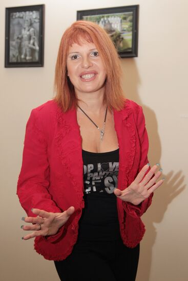 Writer Maria Arbatova's party Movies, Wine and Domino