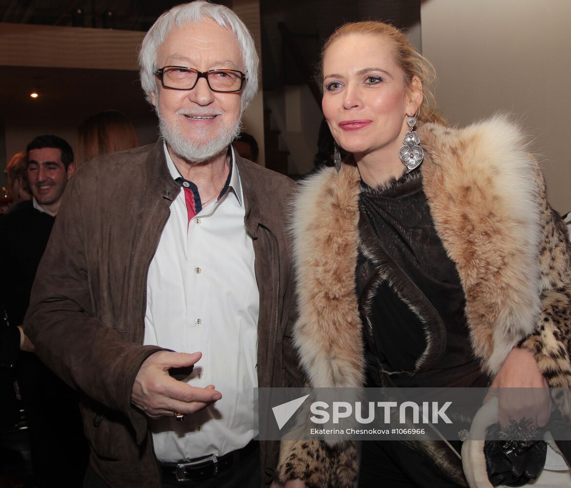 Writer Maria Arbatova's party Movies, Wine and Domino
