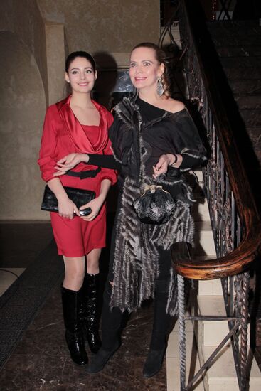 Writer Maria Arbatova's party Movies, Wine and Domino
