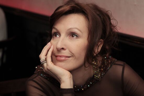 Writer Maria Arbatova's party Movies, Wine and Domino