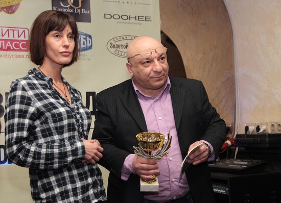 Writer Maria Arbatova's party Movies, Wine and Domino