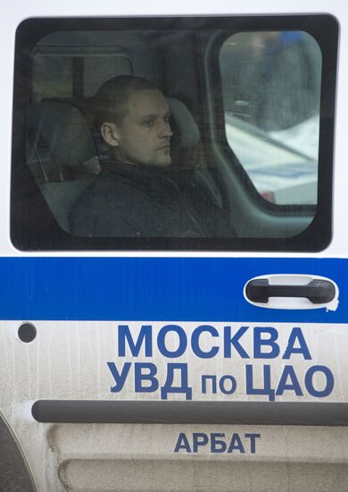 Presnensky Court hearing in Sergei Udaltsov case