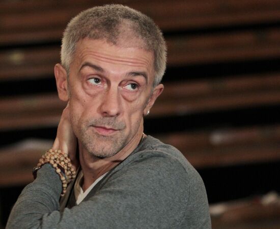 Press rehearsal of Eduard Boyakov's play "Waves" in Moscow