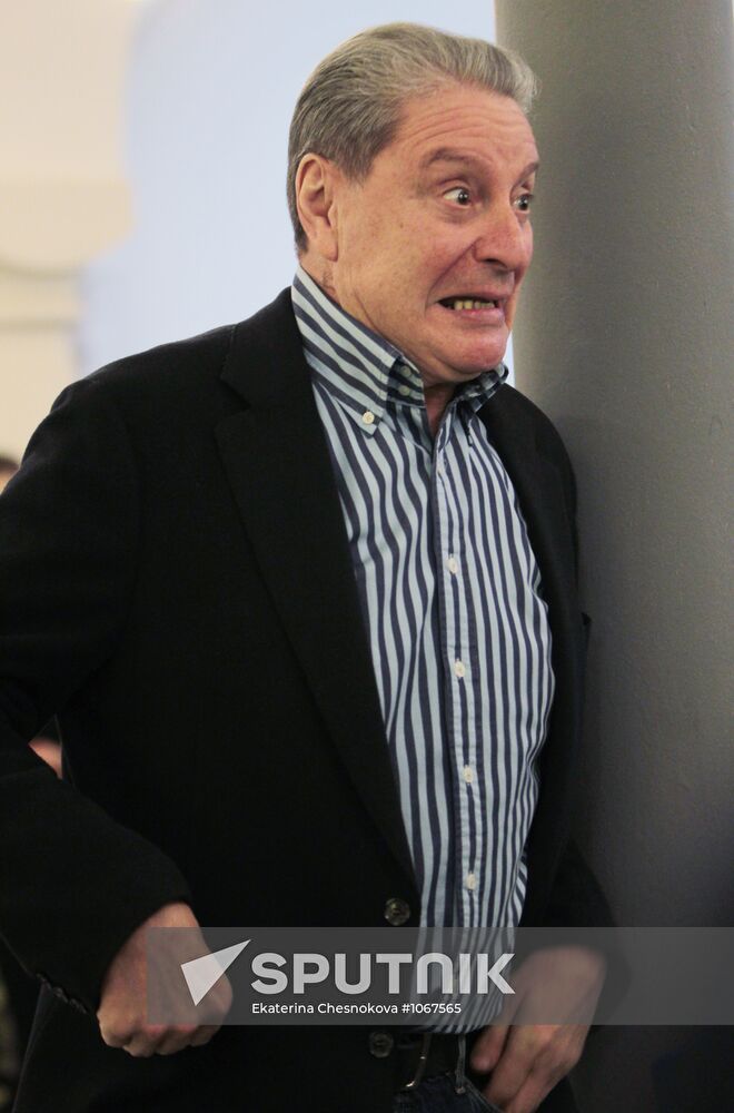 Press rehearsal of Eduard Boyakov's play "Waves" in Moscow