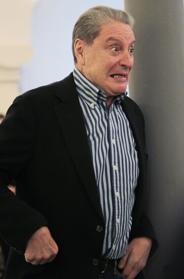 Press rehearsal of Eduard Boyakov's play "Waves" in Moscow