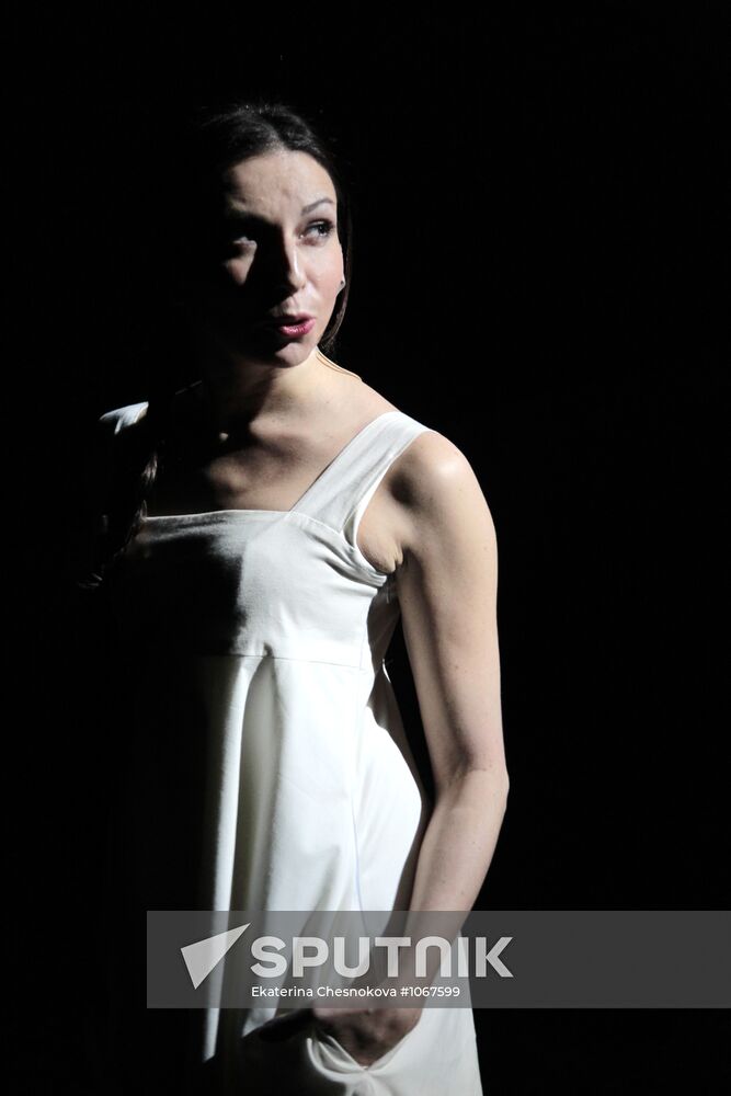 Press rehearsal of Eduard Boyakov's play "Waves" in Moscow
