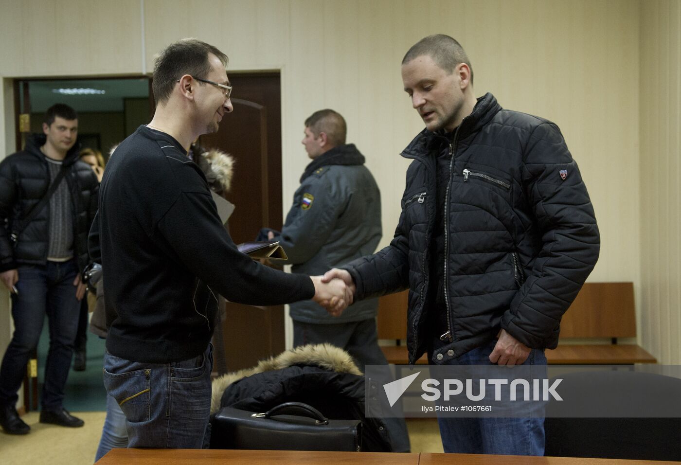 Hearing in Presnensky Court in case of Sergei Udaltsov