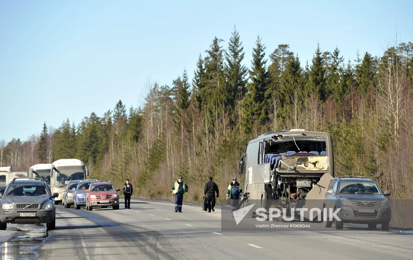 5 killed in road accident in Leningrad Region
