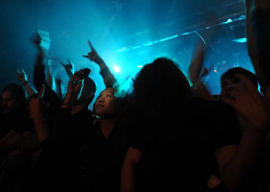 Concert by Anthrax group