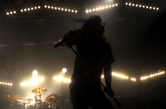 Concert by Anthrax group