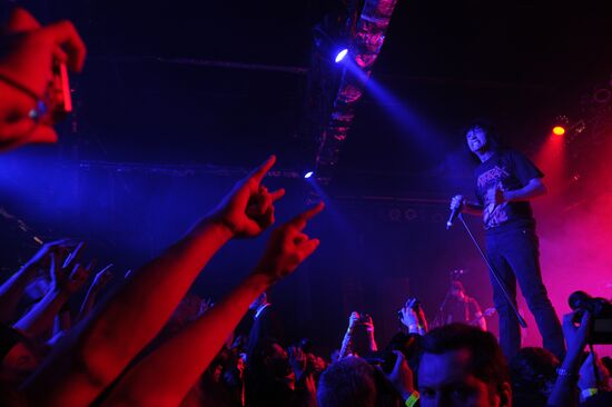 Concert by Anthrax group
