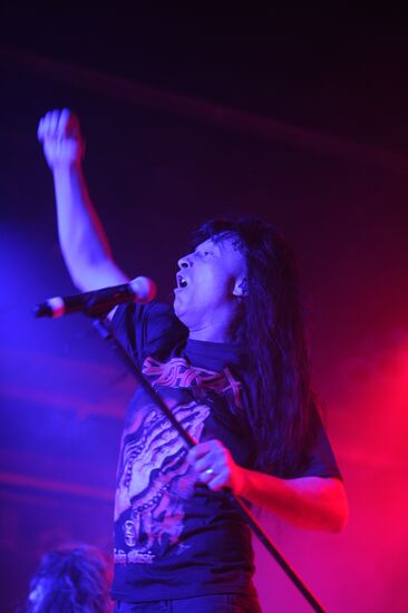 Concert by Anthrax group