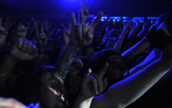 Concert by Anthrax group