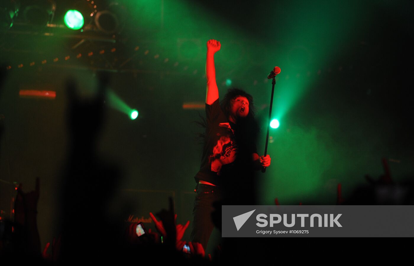 Concert by Anthrax group