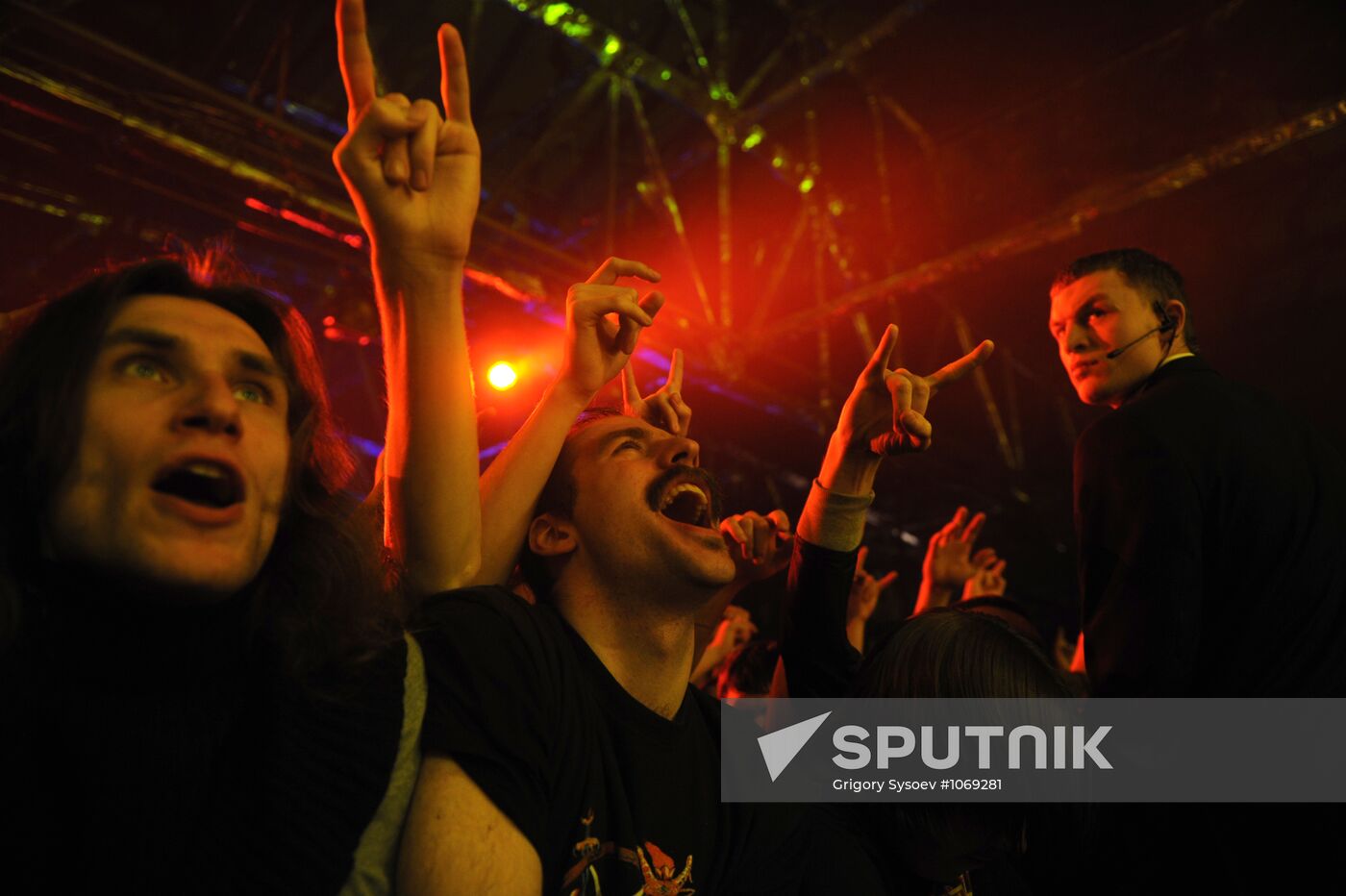 Concert by Anthrax group