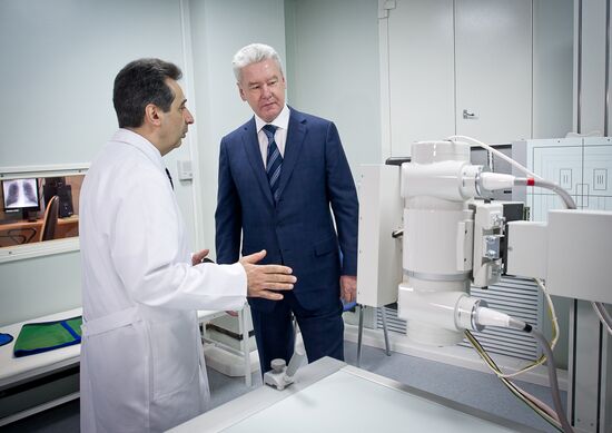 Sergei Sobyanin visits City Outpatient Hospital No.13