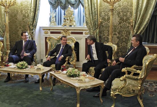 EurAsEC summit in Kremlin