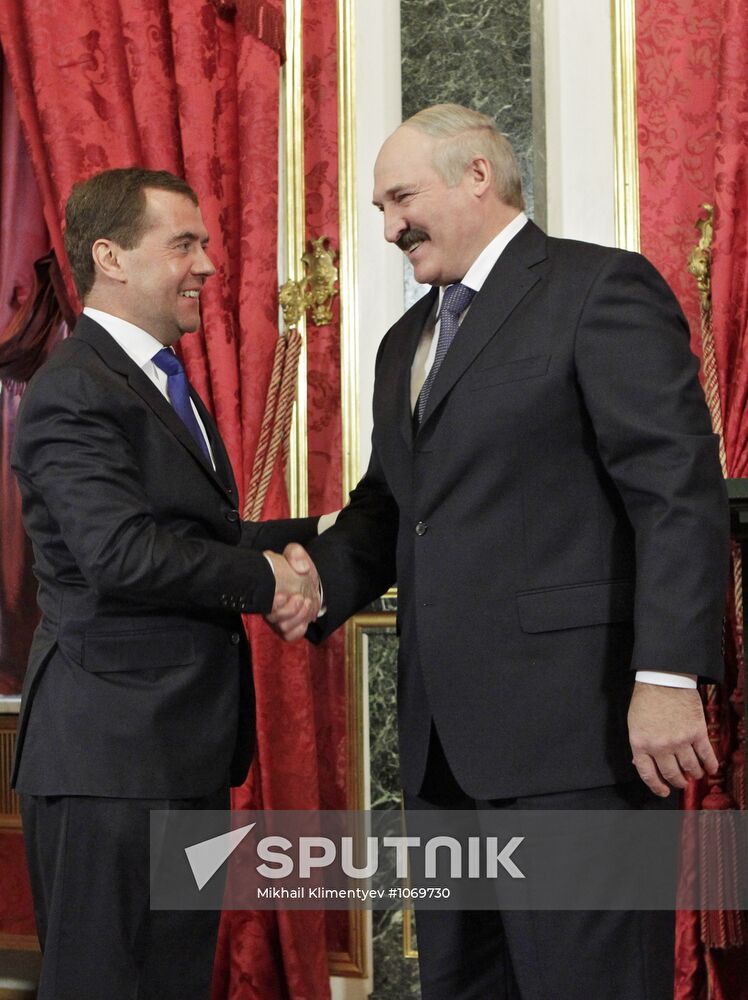 EurAsEC summit in Kremlin