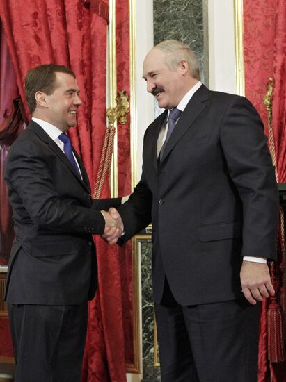 EurAsEC summit in Kremlin