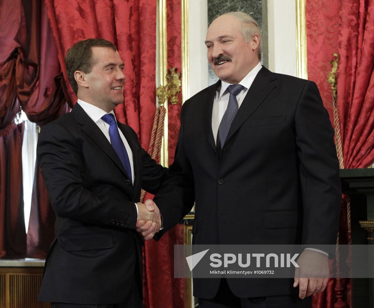 EurAsEC summit in Kremlin