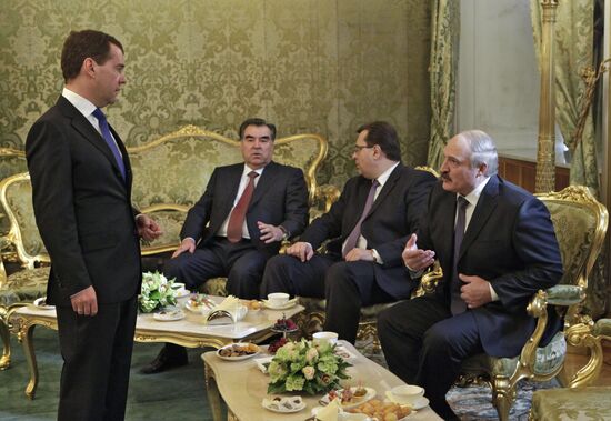 EurAsEC summit in Kremlin