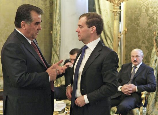 EurAsEC summit in Kremlin