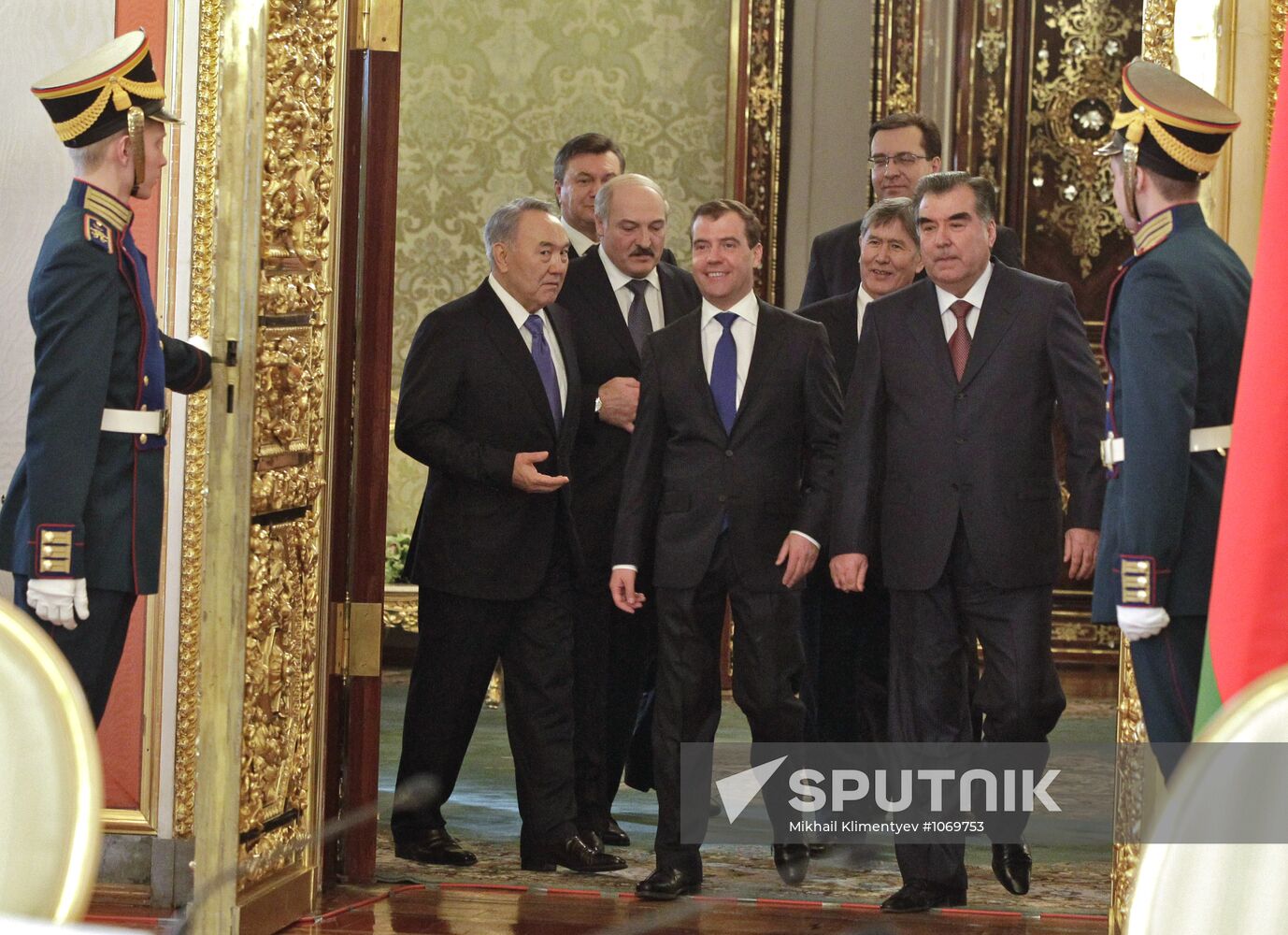 EurAsEC summit in Kremlin