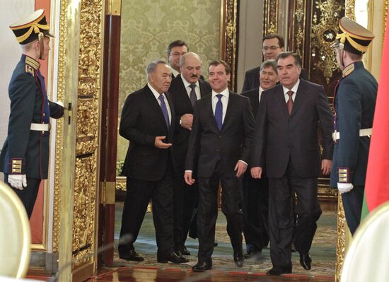 EurAsEC summit in Kremlin