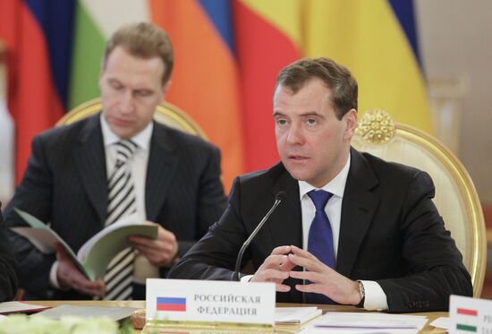 EurAsEC summit in Kremlin