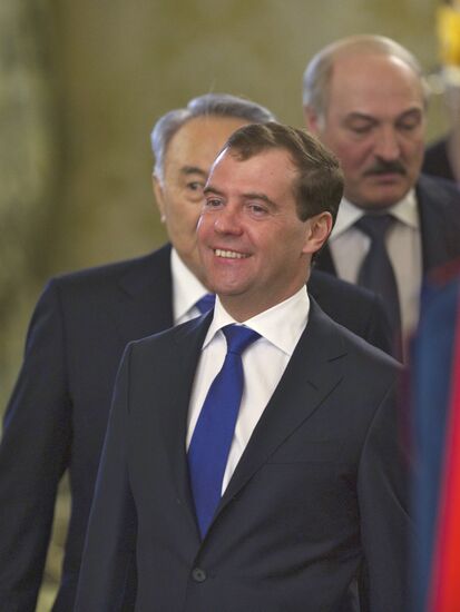 EurAsEC summit in Kremlin
