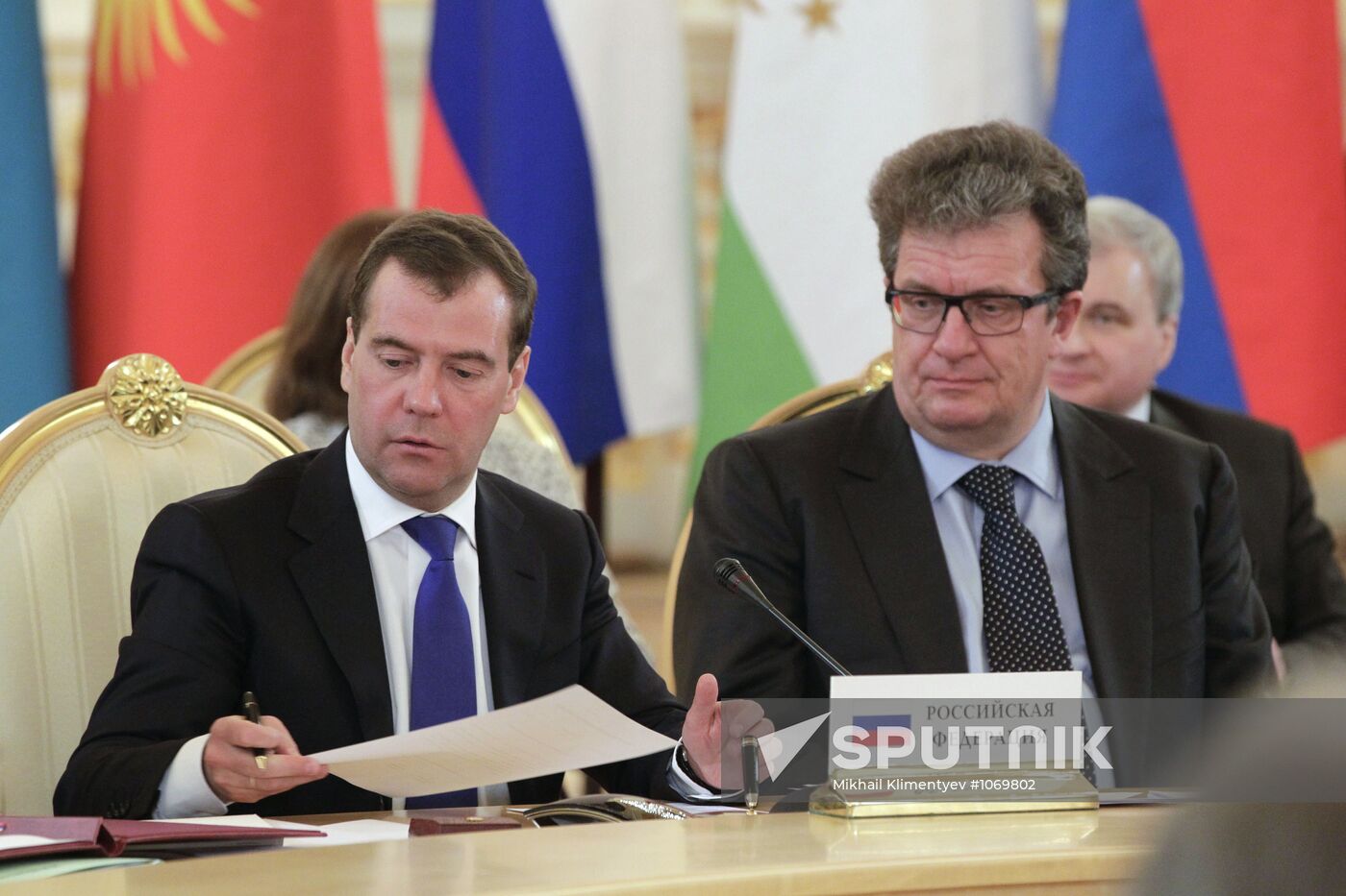 EurAsEC summit in Kremlin