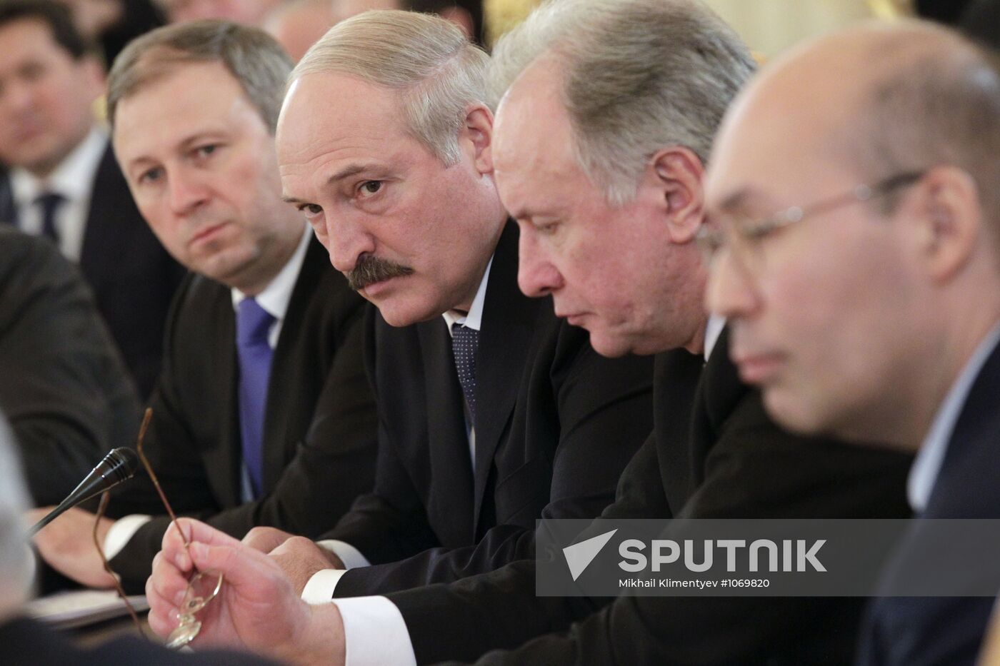 EurAsEC summit in Kremlin