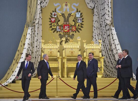 EurAsEC summit in Kremlin