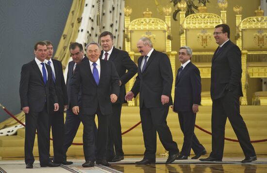 EurAsEC summit in Kremlin