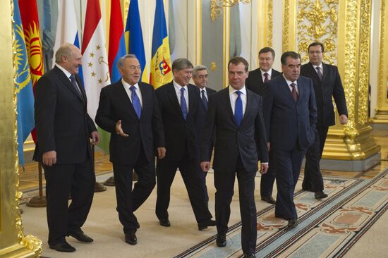 EurAsEC summit in Kremlin