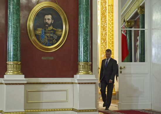EurAsEC summit in Kremlin