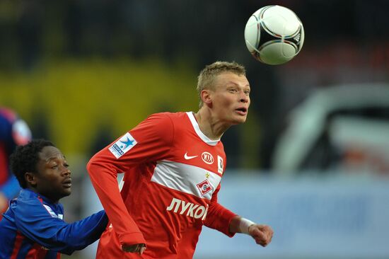 Football RFPL. Spartak vs. CSKA