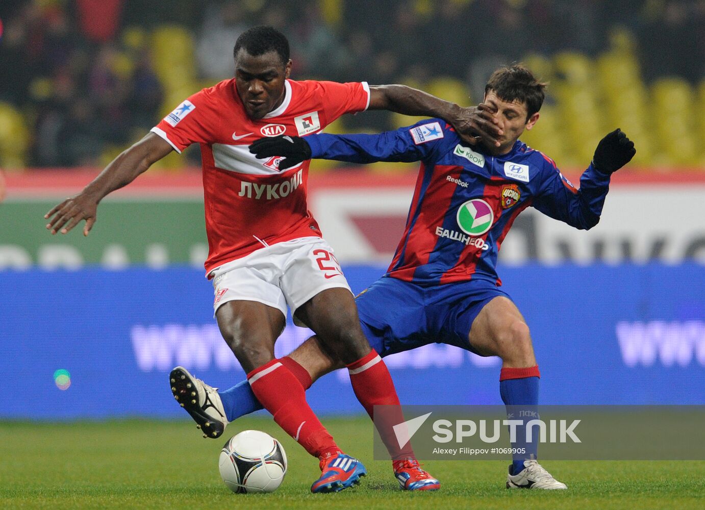 Football RFPL. Spartak vs. CSKA