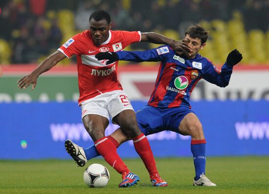 Football RFPL. Spartak vs. CSKA