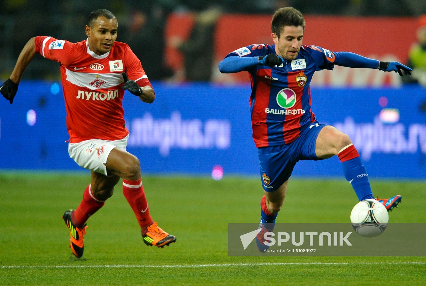 Football RFPL. Spartak vs. CSKA