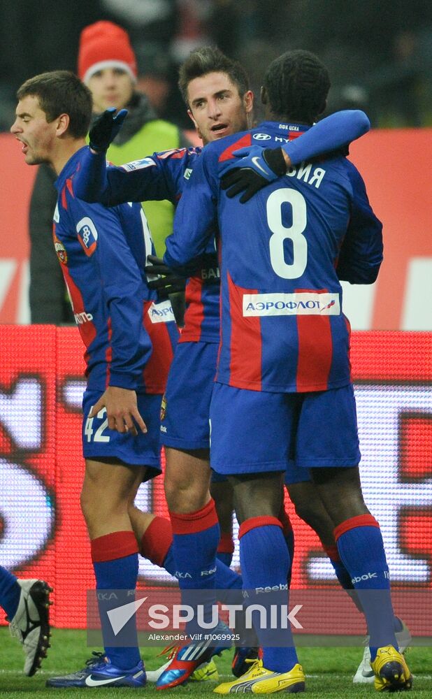Football RFPL. Spartak vs. CSKA