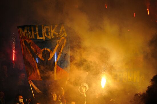 Football RFPL. Spartak vs. CSKA