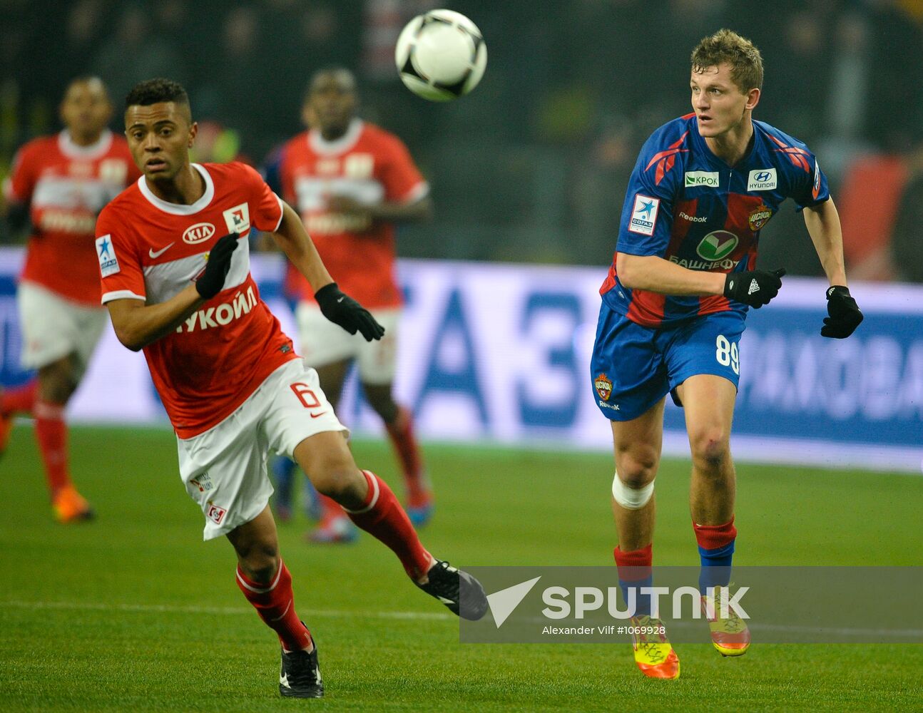 Football RFPL. Spartak vs. CSKA
