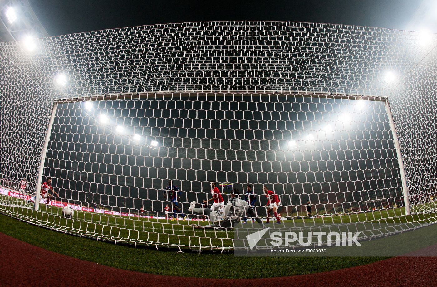 Football RFPL. Spartak vs. CSKA