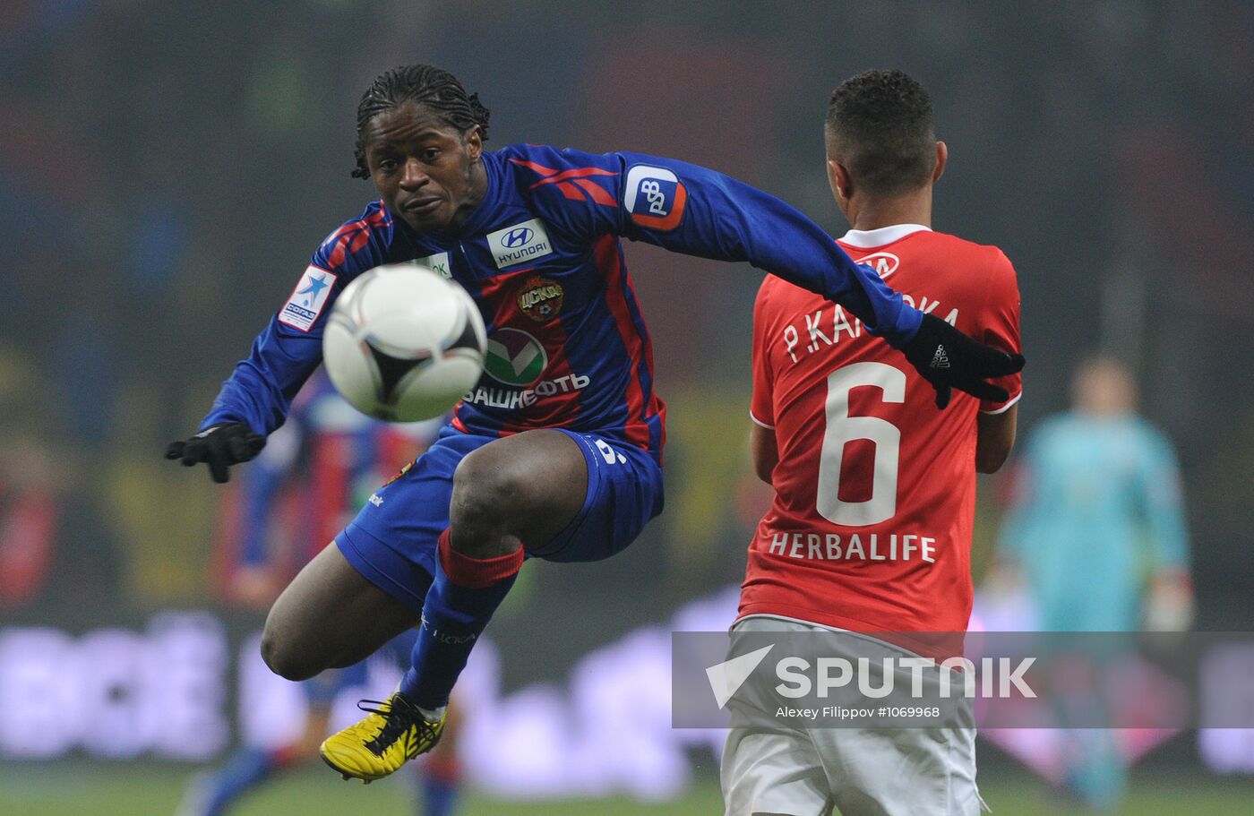 Football Premier League. Match Spartak (Moscow) - CSKA