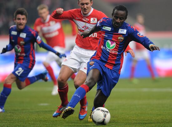 Football Premier League. Match Spartak (Moscow) - CSKA