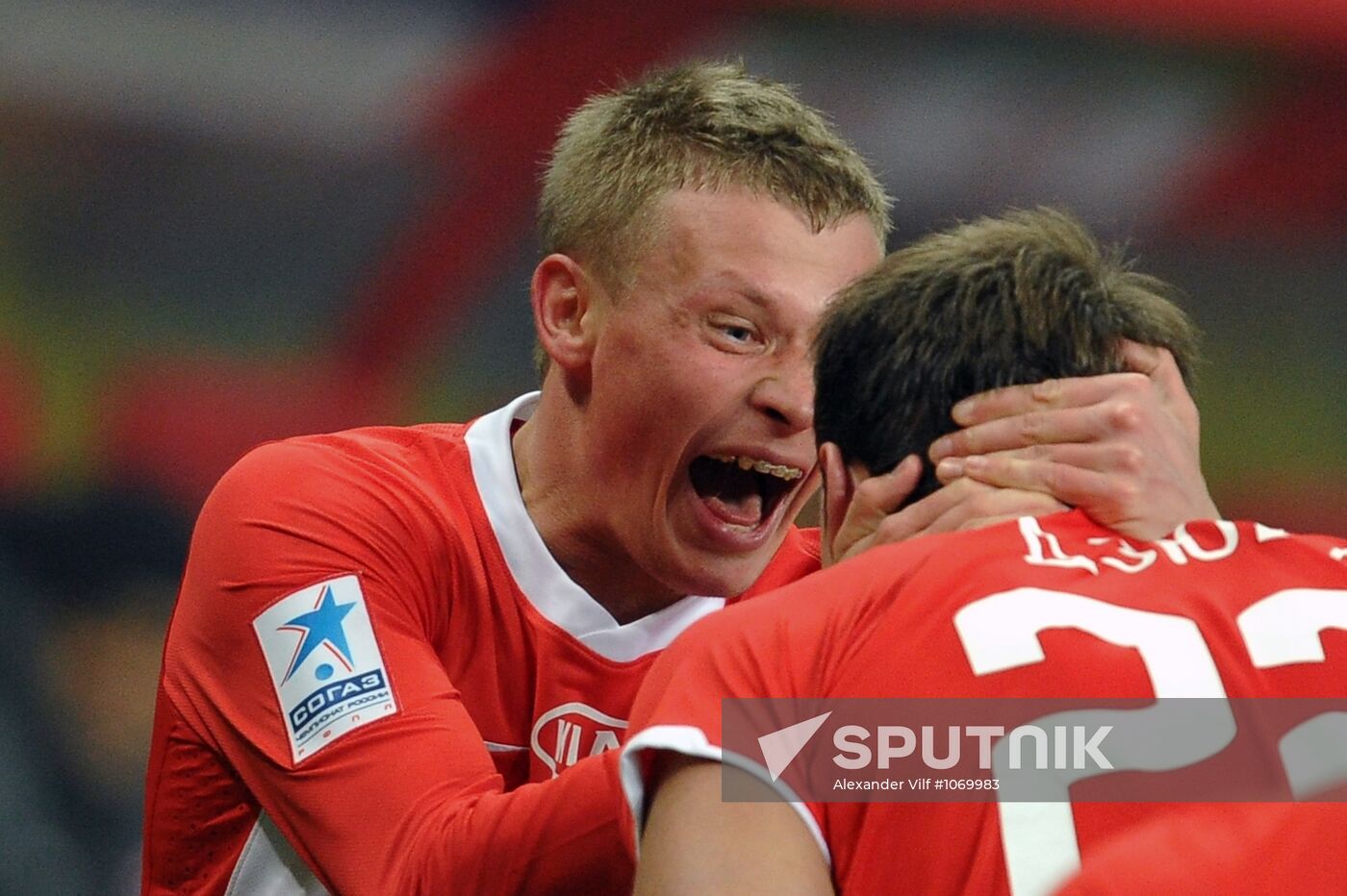 Football Premier League. Match Spartak (Moscow) - CSKA