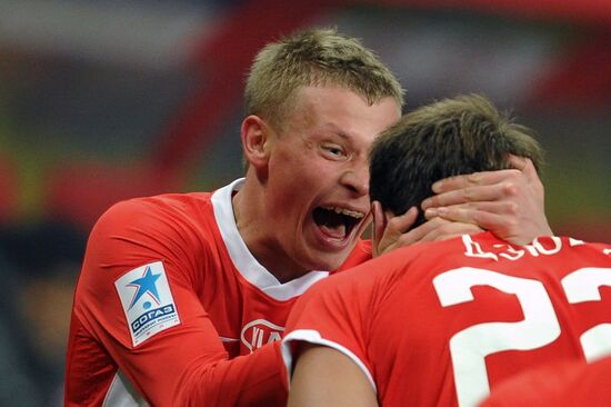 Football Premier League. Match Spartak (Moscow) - CSKA