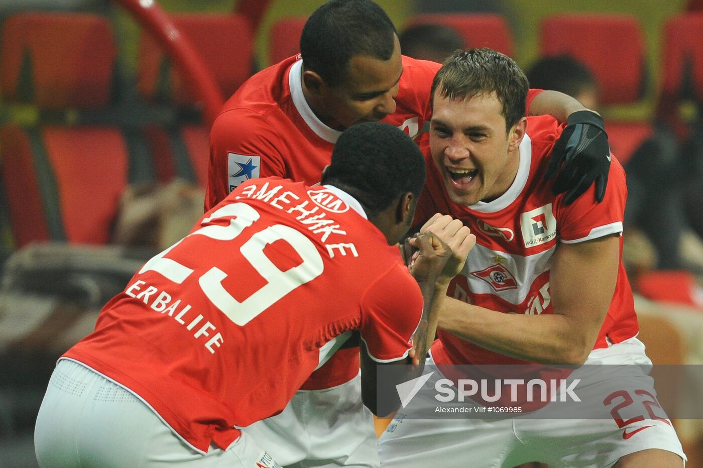 Football Premier League. Match Spartak (Moscow) - CSKA