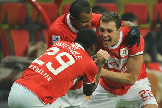 Football Premier League. Match Spartak (Moscow) - CSKA
